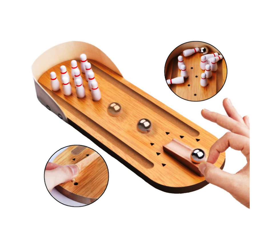 Thumbnail: Tabletop Mini Bowling Game Set