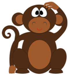 monkey for Kids Circle Riddles & Jokes