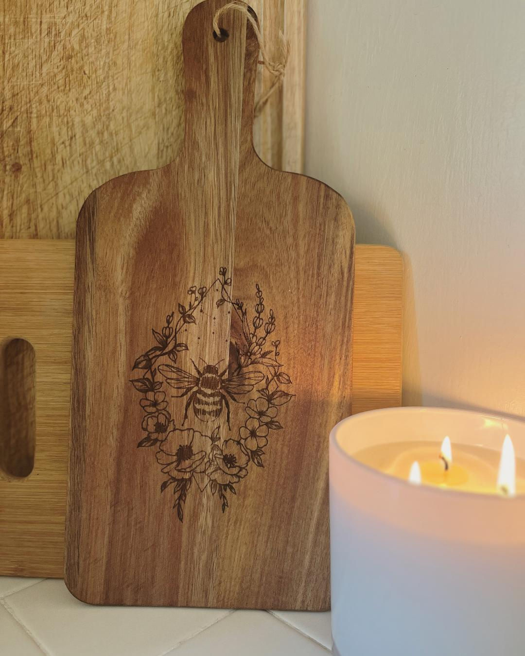 Medium Custom Engraved Charcuterie Board