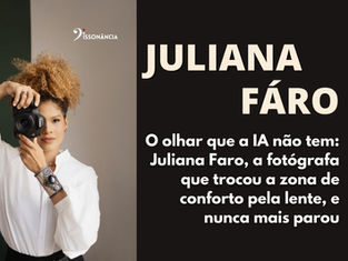 juliana fáro com câmera