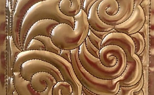 Puffed Leather Quilting