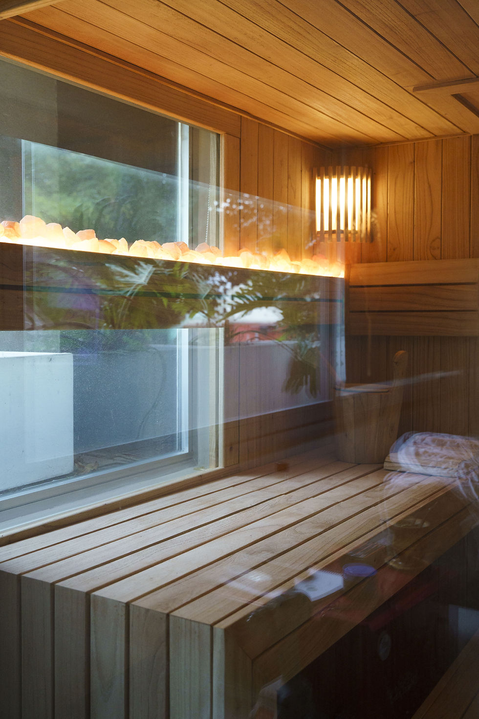 Plano y diseño de sauna seco personalizado en taller
