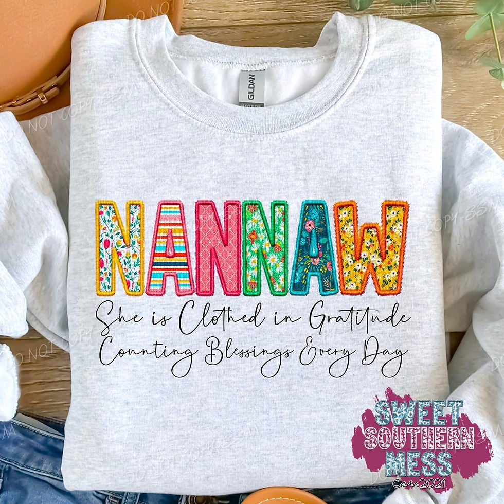 Thumbnail: CLOTHED IN GRATITUDE NAMES TEE