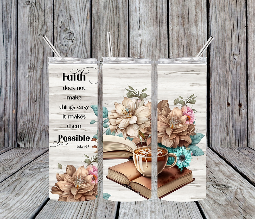 200TBLR Faith w/flower & Book