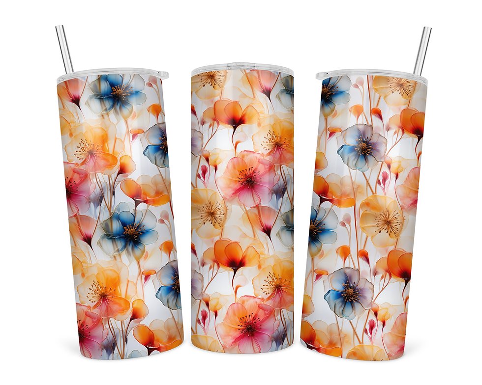 168TBLR Flower Alcohol Ink