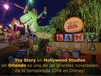 Toy Story en Holywood Studios en Orlando