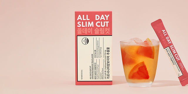 ALL DAY SLIM CUT Grapefruit & Black Tea Flavor | Marocell Japan