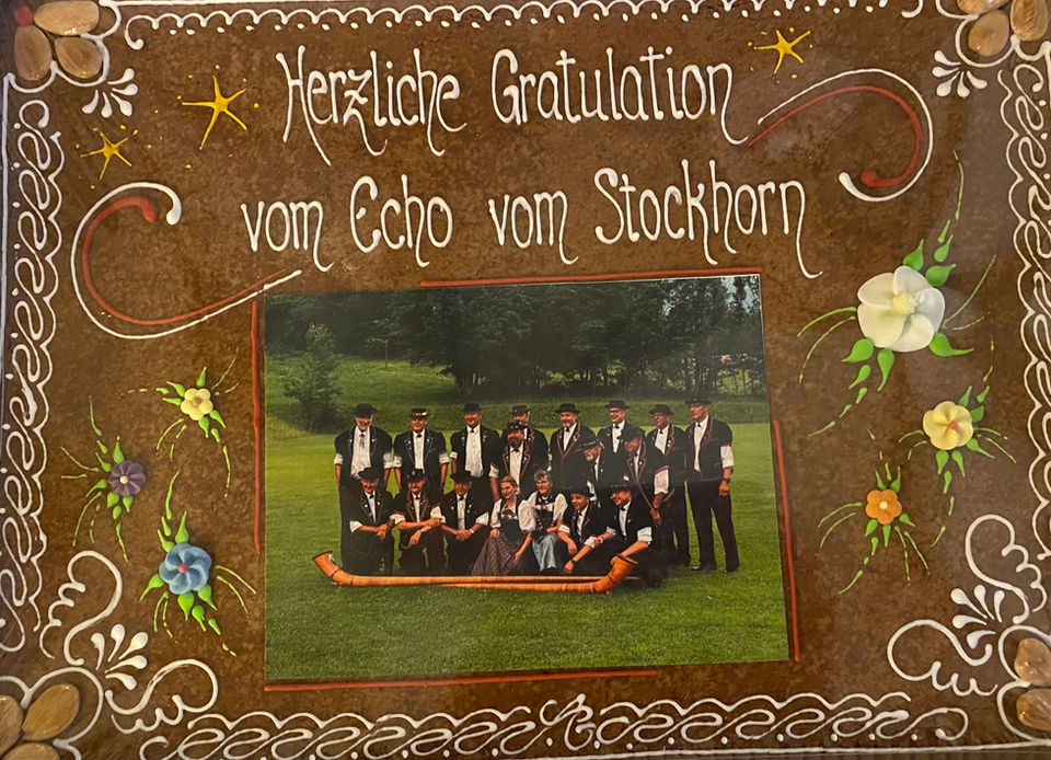 Alphorngruppe Echo vom Stockhorn, Thun; Wir gratulieren der Alphorngruppe Thun ganz herzlich zum Jubiläum!