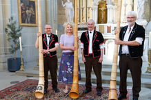 Alphorngruppe Echo vom Stockhorn, Stadtfest, Kirche St. Peter und Paul. BE
Marieke Kruit, Stadtpräsidentin
