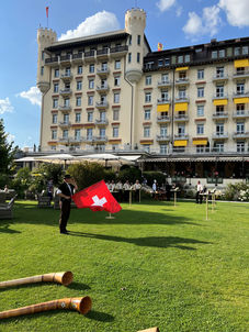 Echo vom Stockhorn spielt im Palace Hotel Gstaad