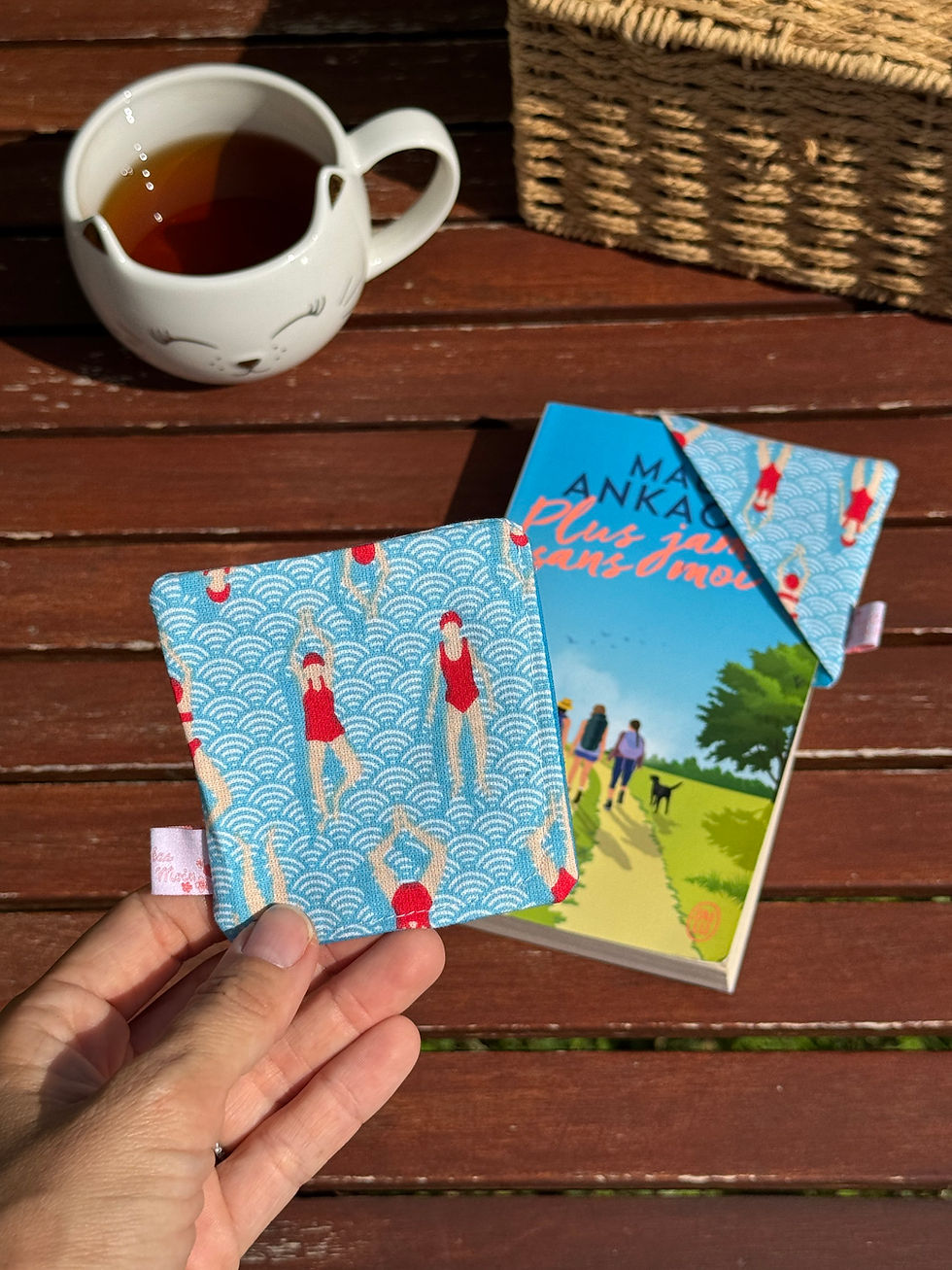 Miniature : Marque page en coin NAGEUSES + BLEU