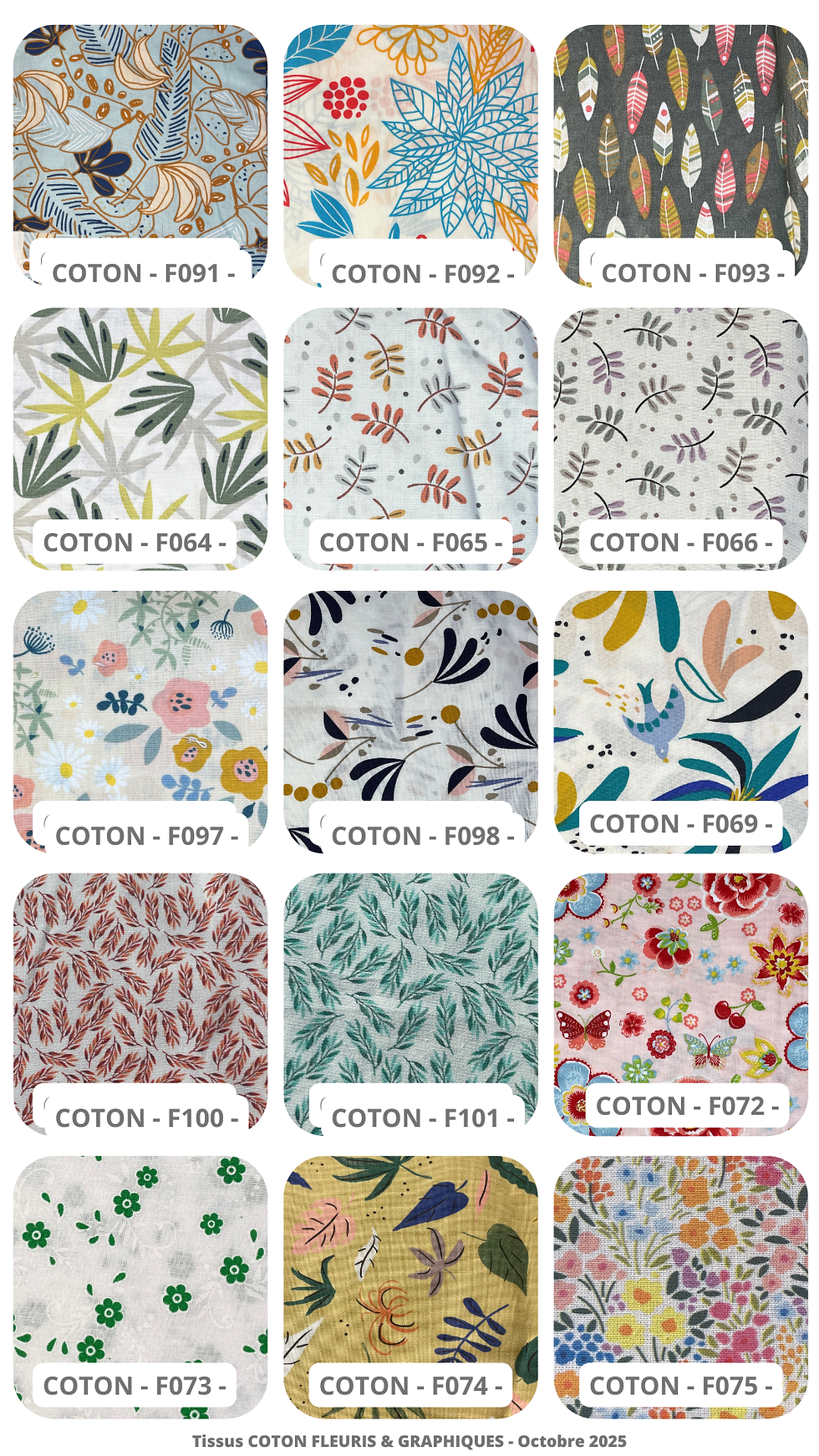 Miniature : COTON FLEURI & GRAPHIQUE (Version Avril 2026)