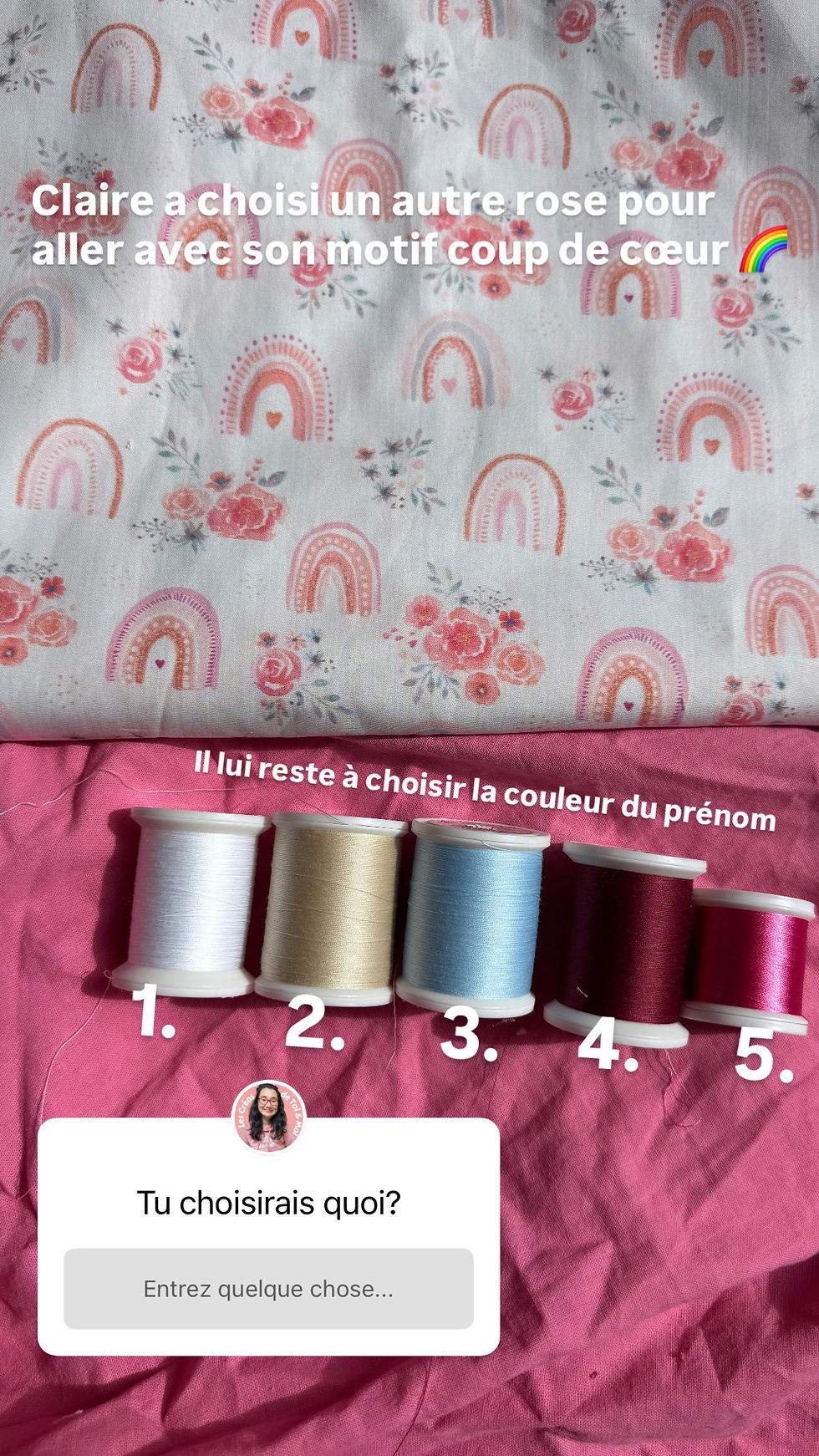 Miniature : Pochette à barrette et élastique avec prénom brodé - A PERSONNALISER