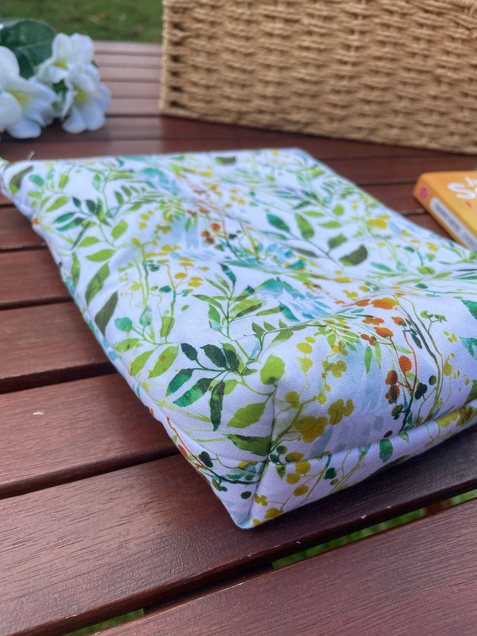 Miniature : Pochette Molletonnée Livre de Poche avec fermeture éclair FEUILLAGE VERT #6