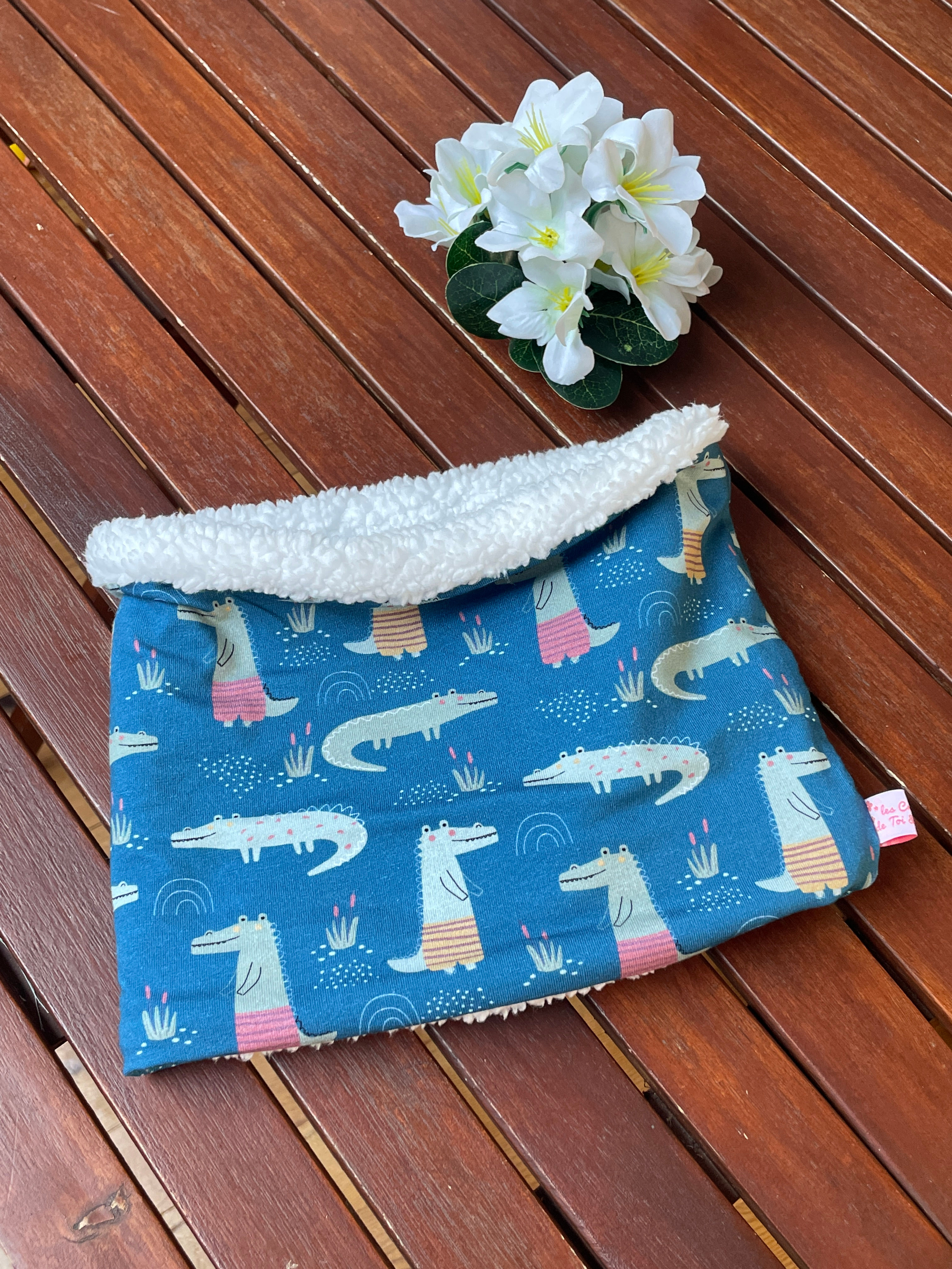 Snood, tour du cou chaud CROCODILES (#558)