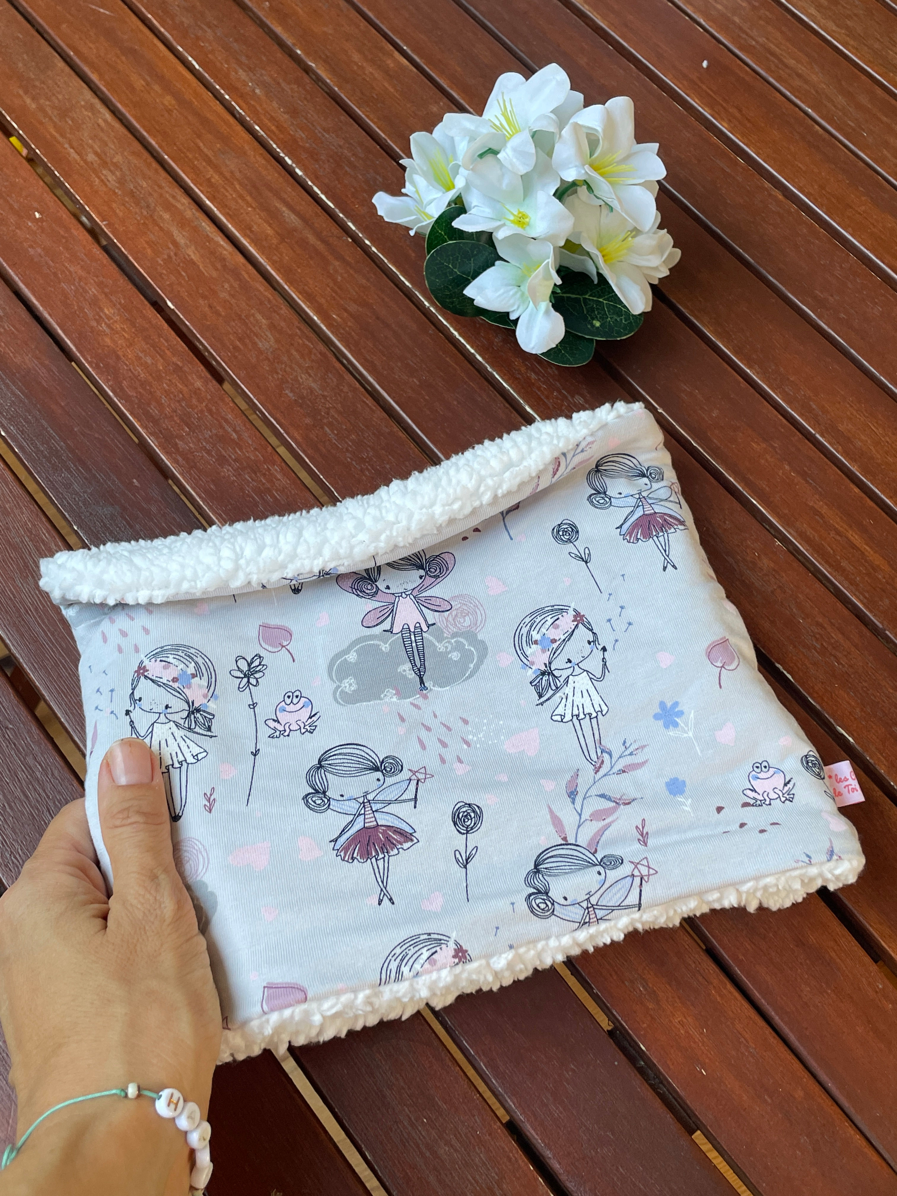 Snood, tour du cou chaud PETITE FILLE GRISE (#553)