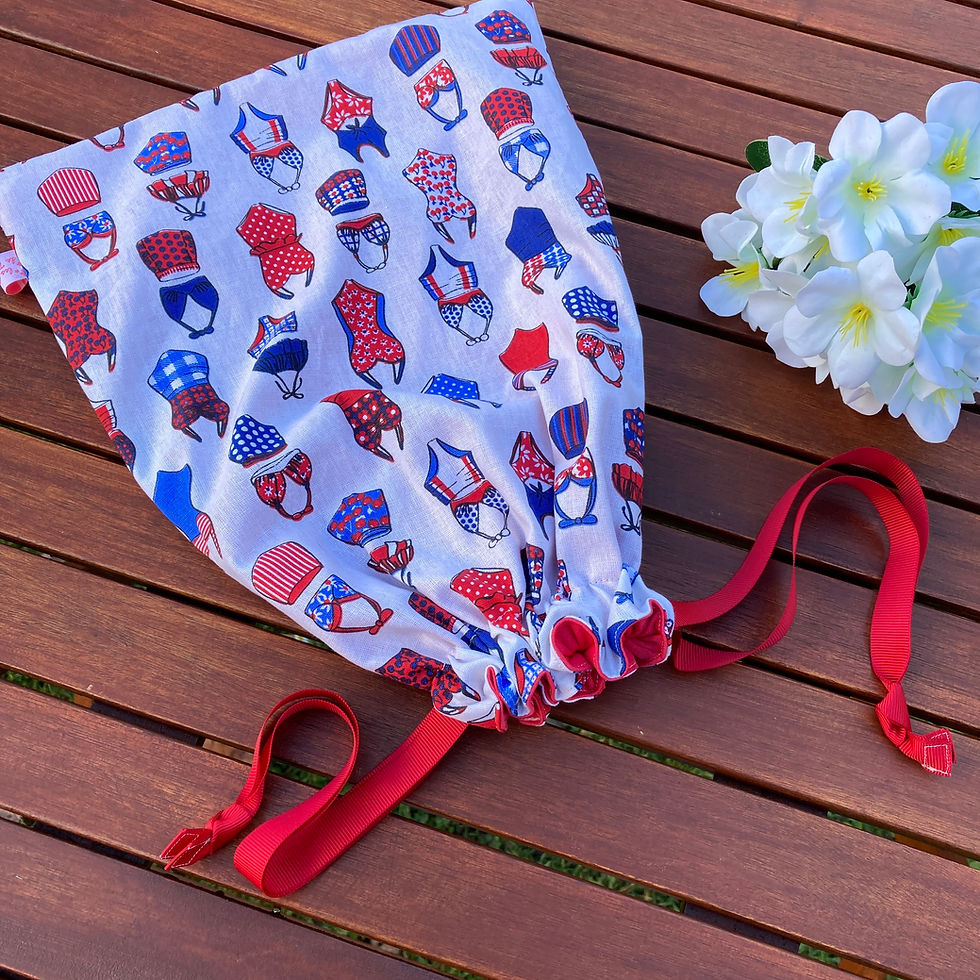 Miniature : 20x25cm - Sac imperméable pour maillot de bain piscine - MAILLOT DE BAIN rouge