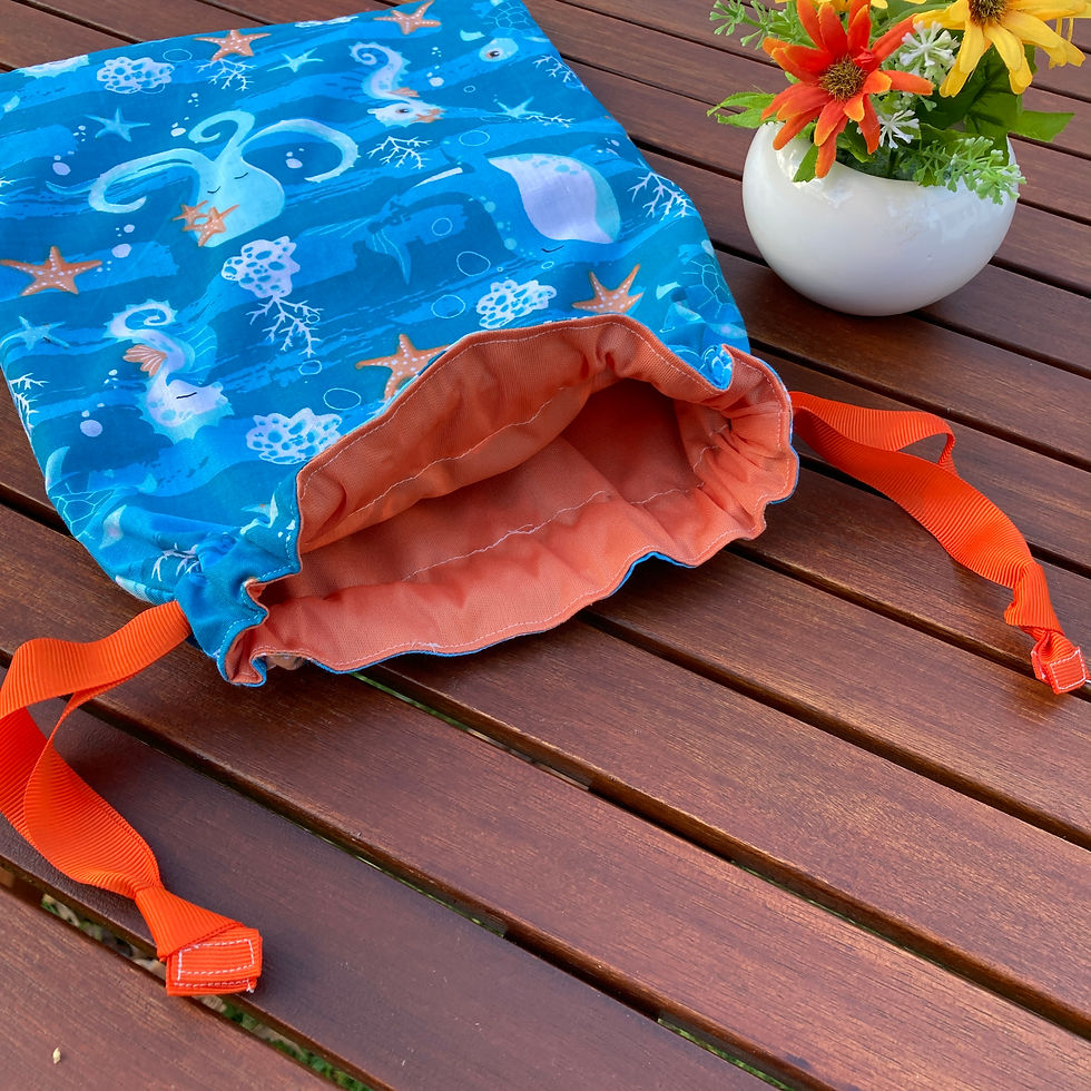 Miniature : 20x25cm - Sac imperméable pour maillot de bain piscine - MARIN ORANGE