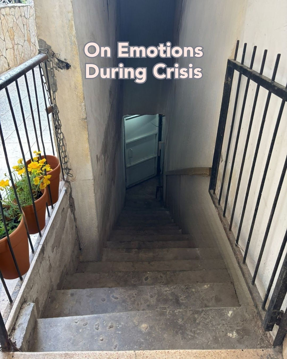 On Emotions During Crisis