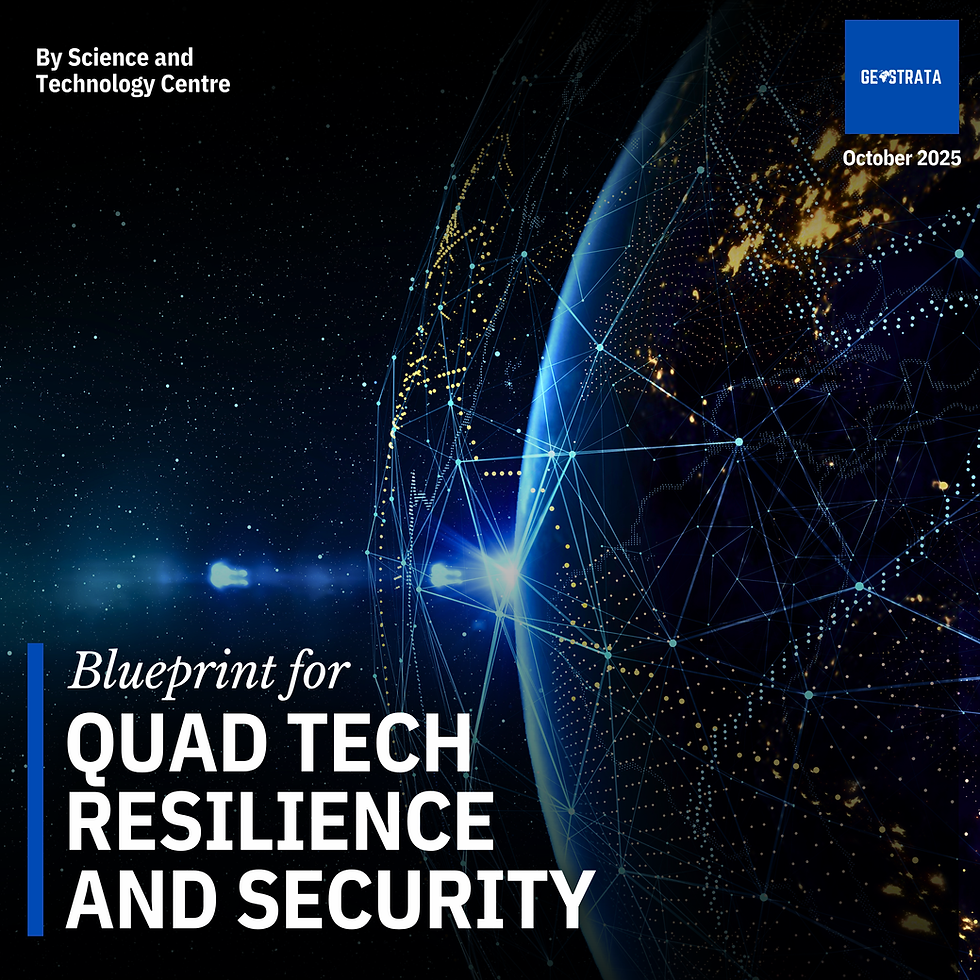 Blueprint for QUAD Tech Resilience and Security - A Report