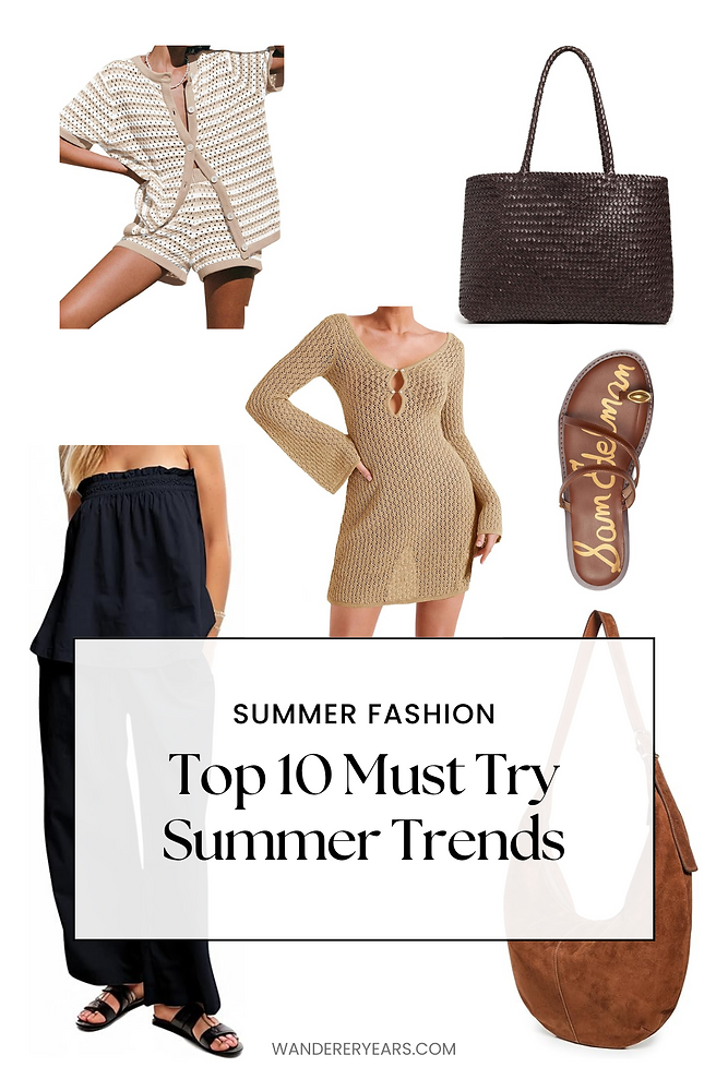 10 Must-Try Summer Fashion Trends