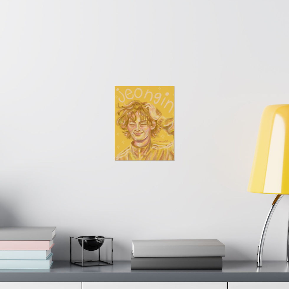 Thumbnail: Stray Kids I.N Jeongin Yellow Poster