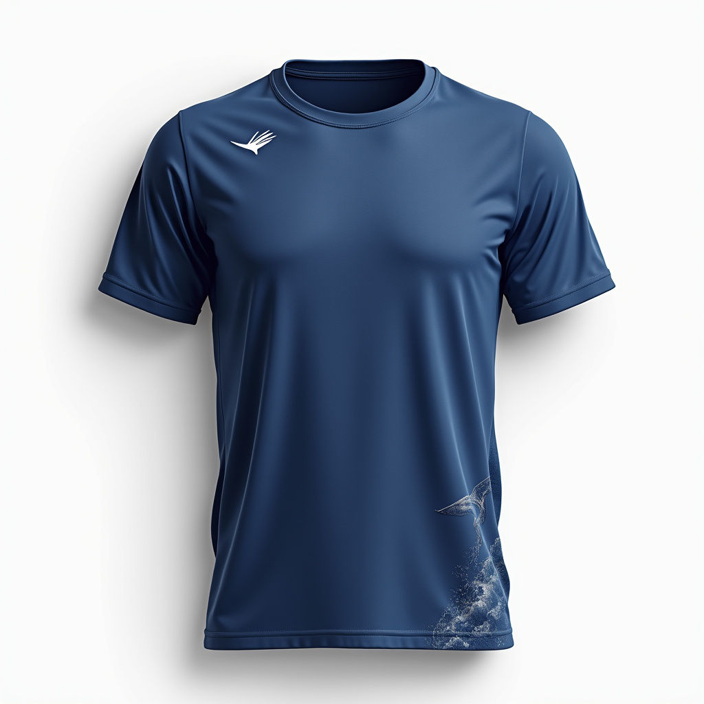 Camiseta Deportiva Azul