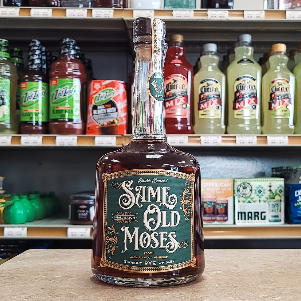Same Old Moses Straight Rye Whiskey