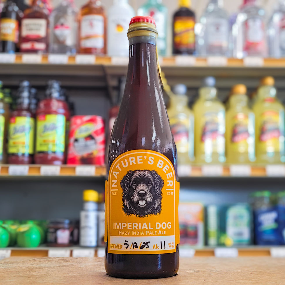 Nature’s Beer Imperial Dog