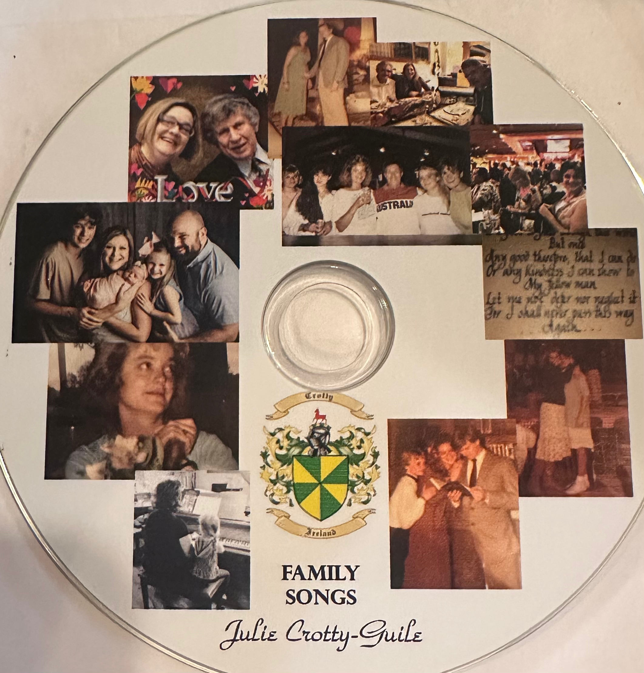 Crotty Family CD - Live Performances