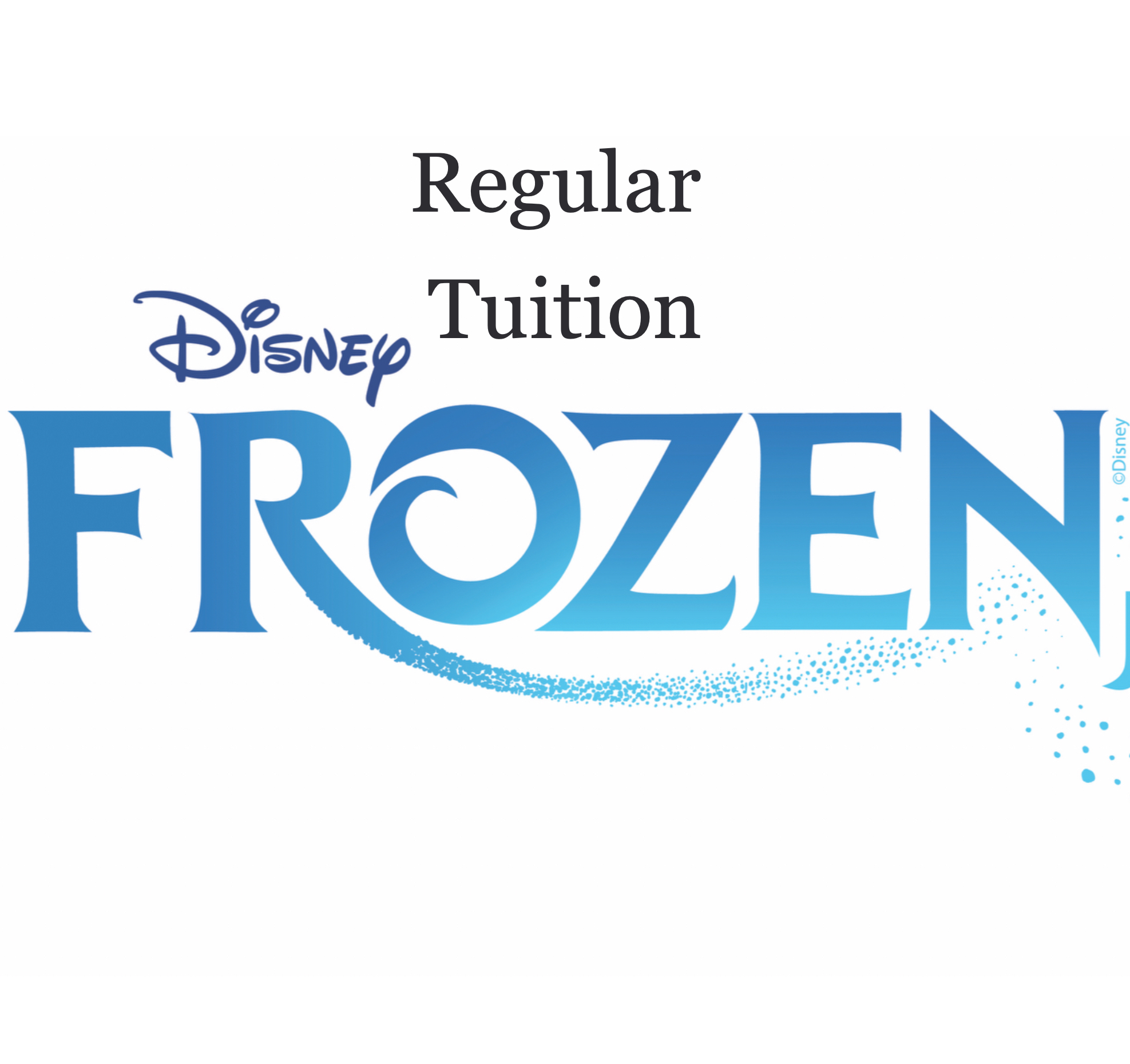 2026 Tuition minus $50 deposit