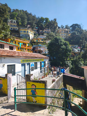 Prathmik Vidyalaya in Mussoorie where the Ujjwal Bhavishya campaign was held.