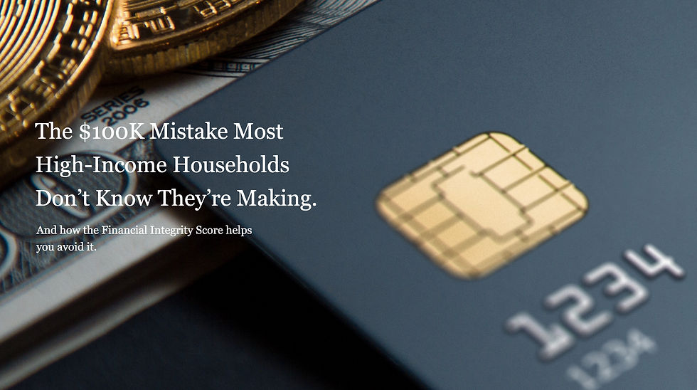 High-income household financial planning mistakes causing hidden wealth loss