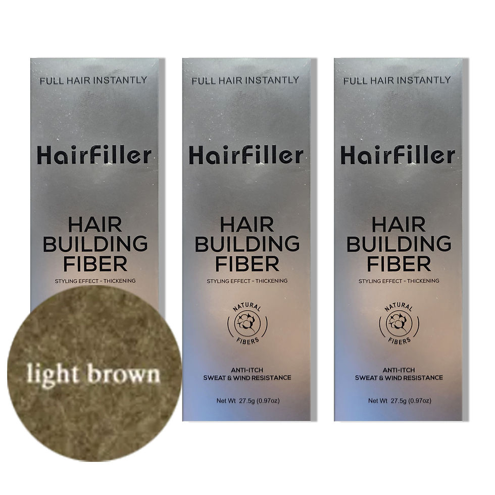 hairfiller light brown Hair Fibre / Hair fiber for men and women