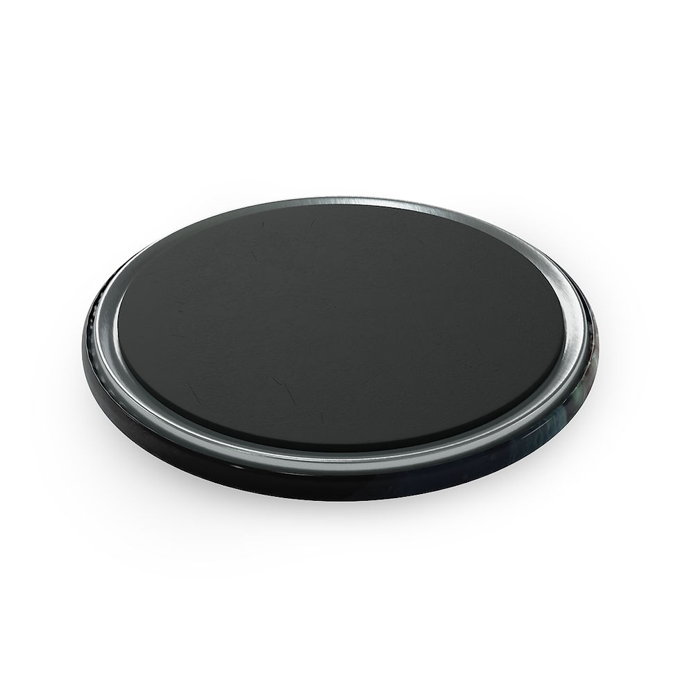 Thumbnail: Mermaid Witch, Digital Art Print, Button Magnet, Round (1 & 10 pcs)