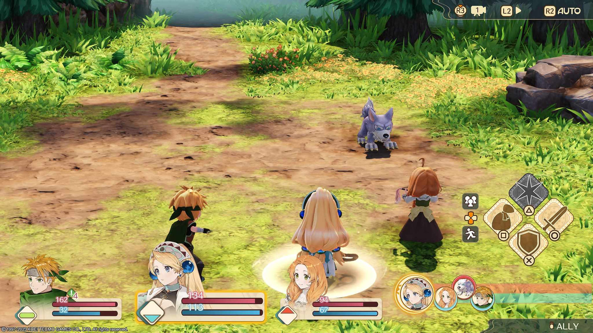 Combat Screen