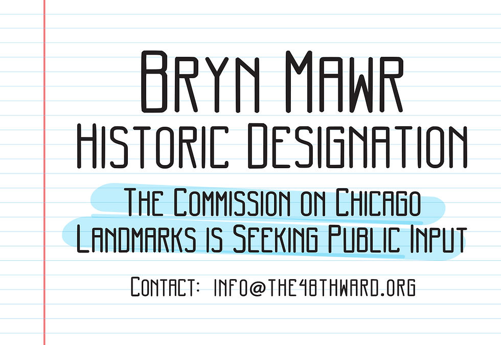 Bryn Mawr Historic Designation