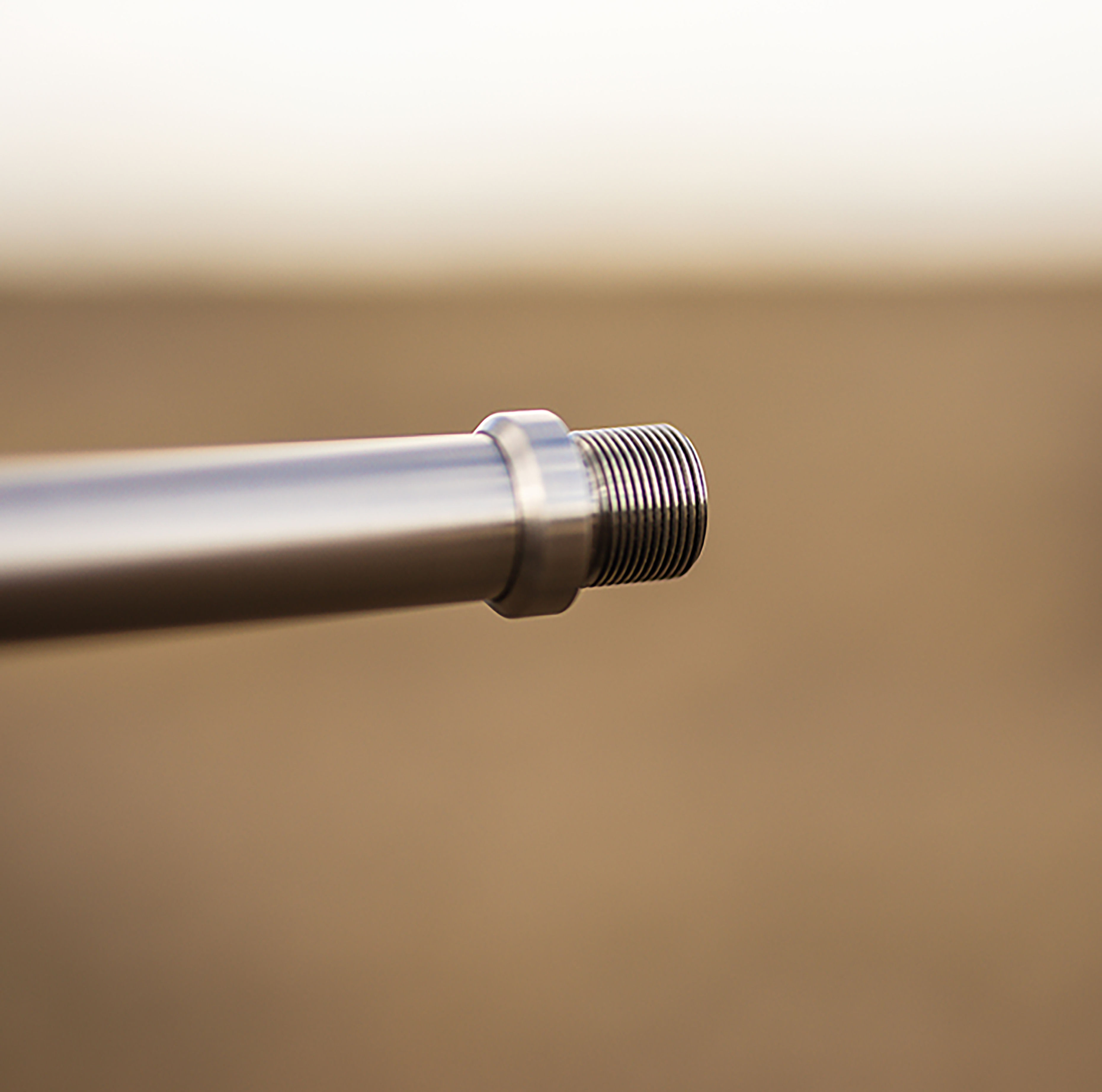 Muzzle Threading with Permanently Installed Thread Adapter