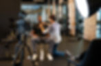 Behind the scenes of a social media content production
