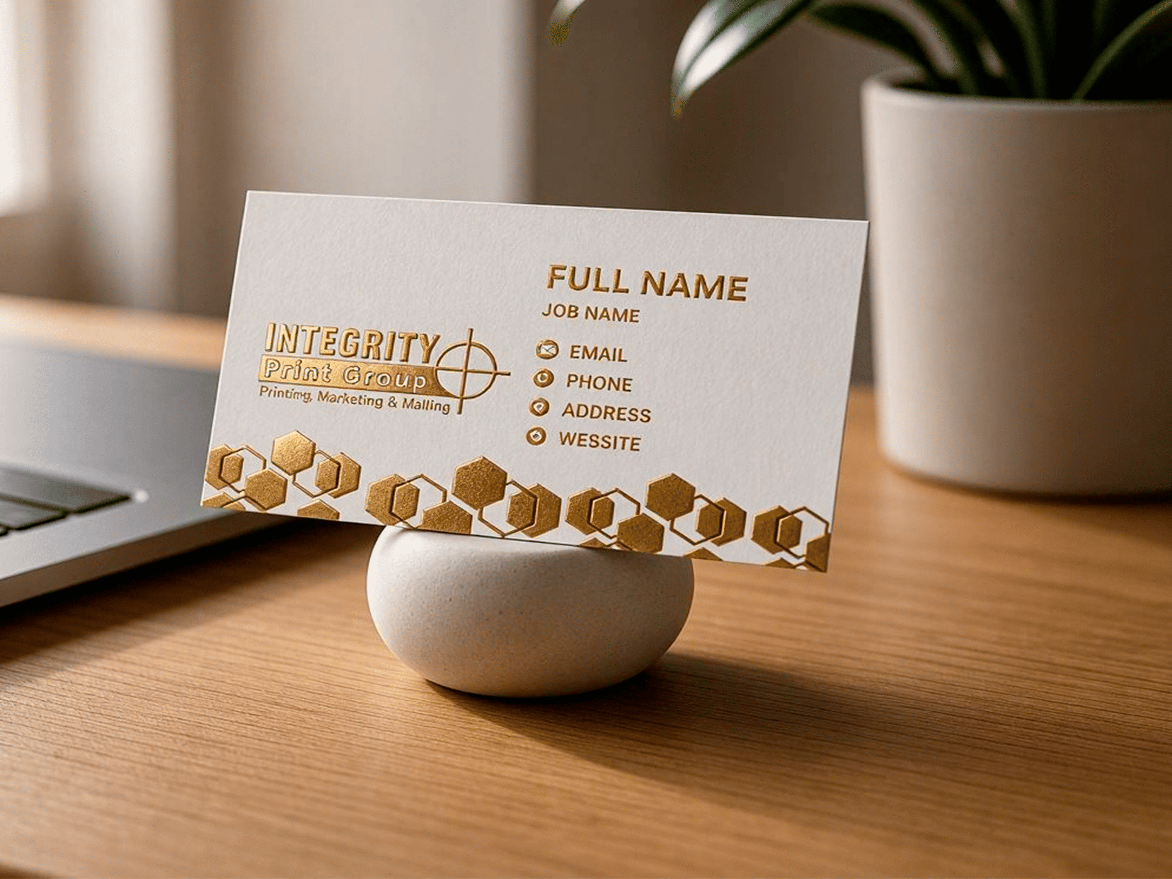 Foil Accent Business Cards