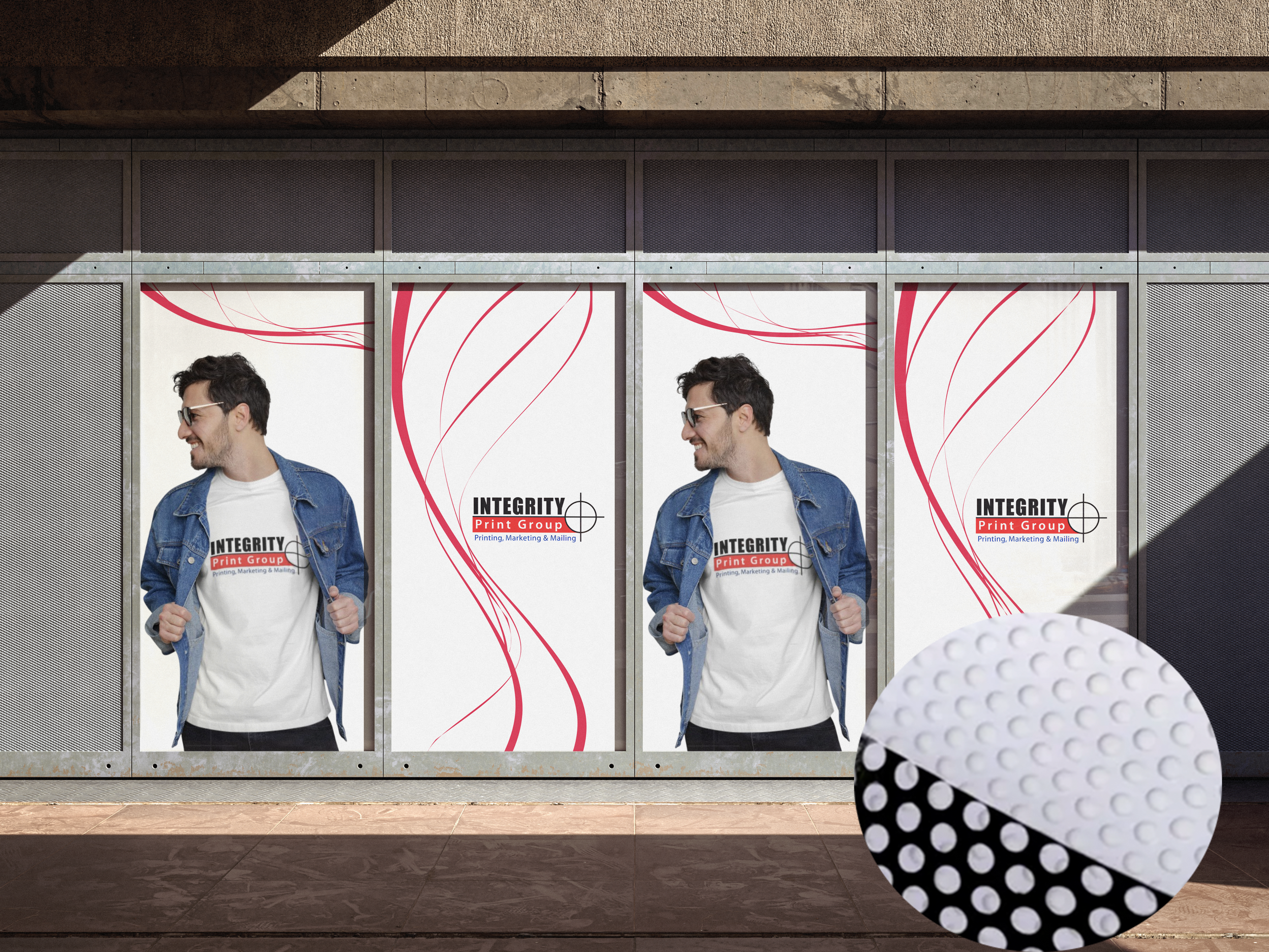 Perforated Window Graphics