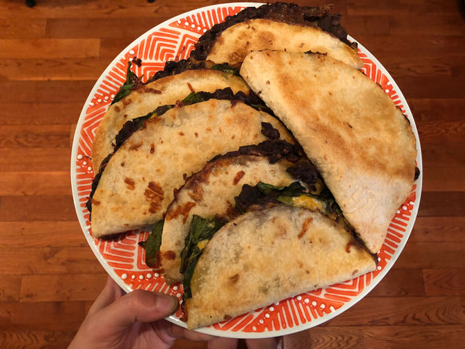 Vegetarian Black Bean Quesadillas Recipe