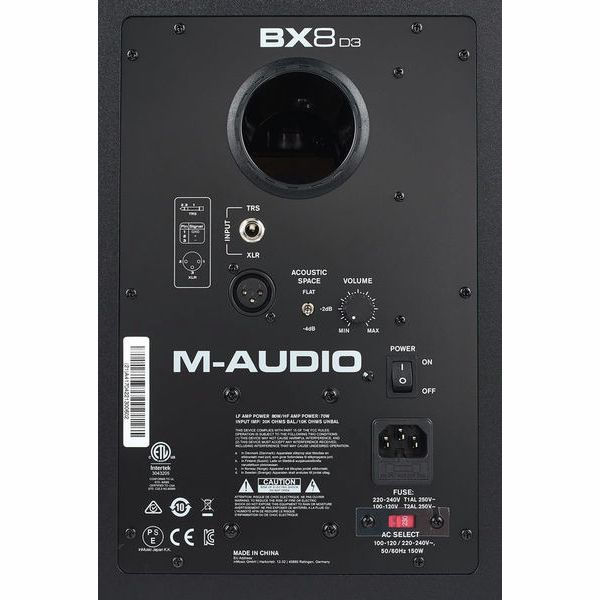 Thumbnail: M-Audio BX8 D3 8 inch Powered Studio Monitor (Pair)