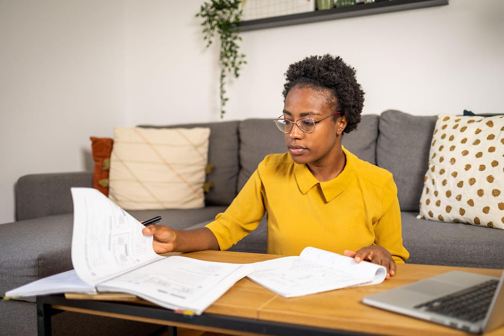 “Professional taking an online course on real estate financial modeling and forecasting”