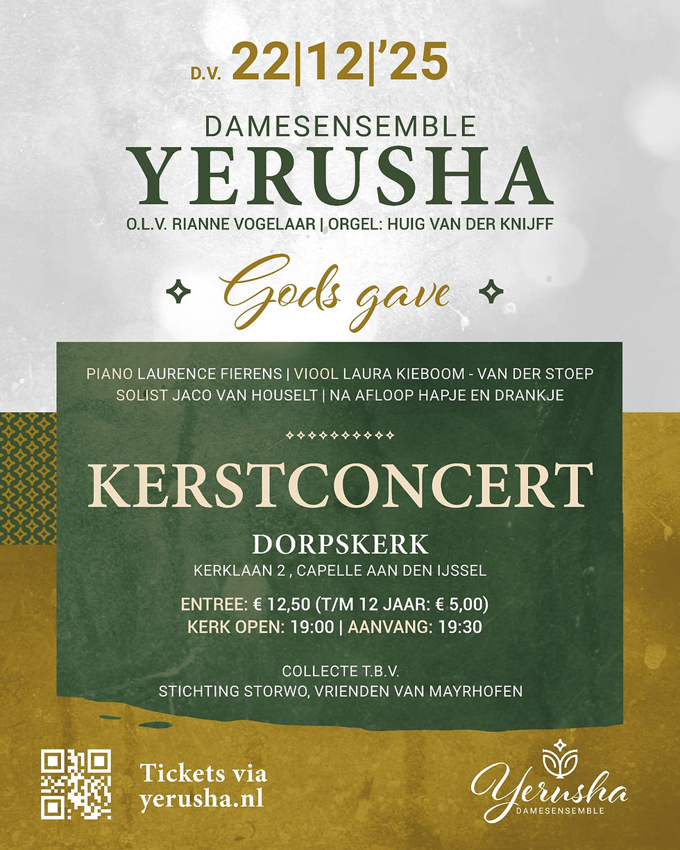 Kerstconcert Yerusha