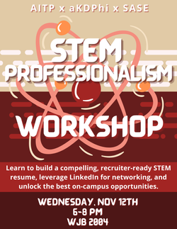 STEM Professionalism Workshop Flyer