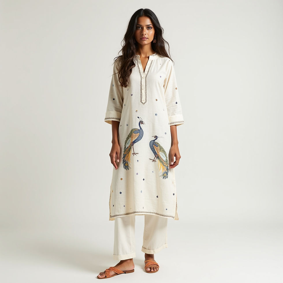 Spiritual Cotton Kurti