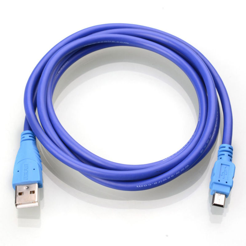 mini usb data line T-port usb charging cable USB Cable 2.0 A Male to Mini B 5 Pi