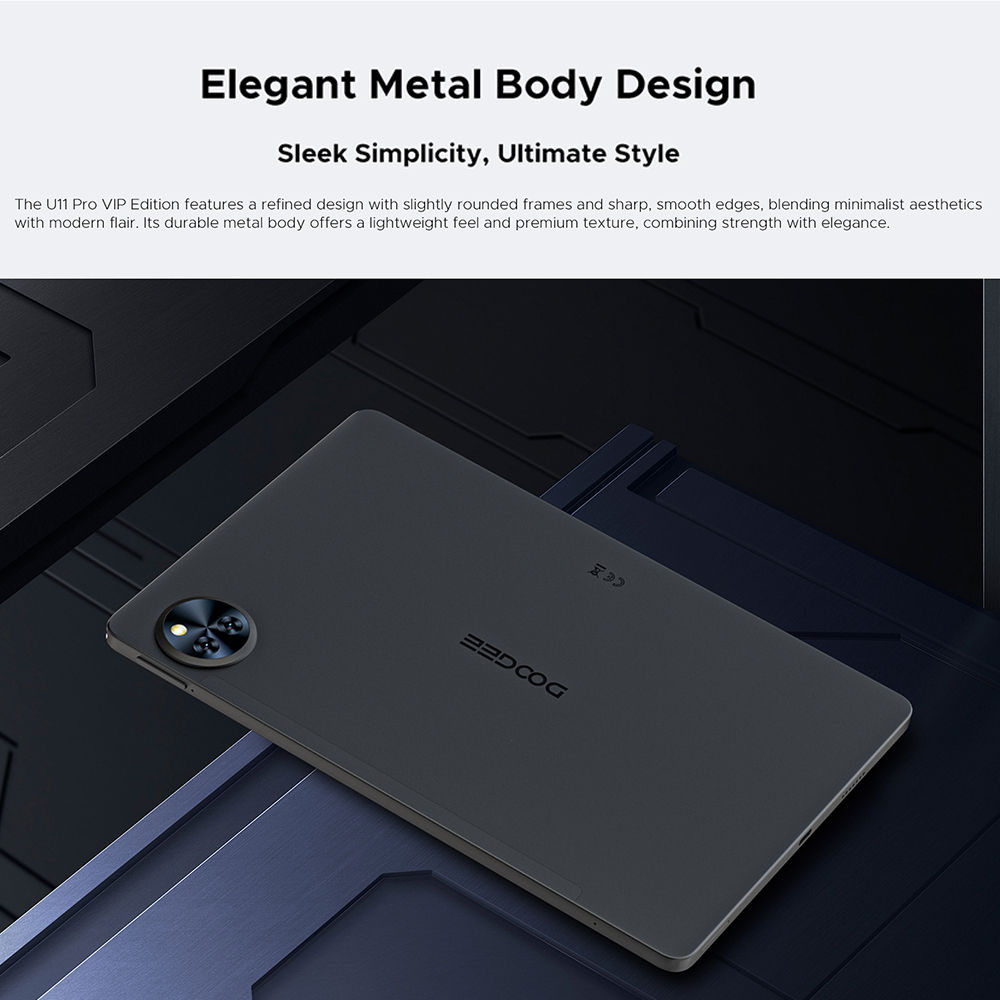 DOOGEE U11 Pro Android 15 Tablet 30GB(6+24) 256GB 11" HD 90Hz Display 8580mAh Ba