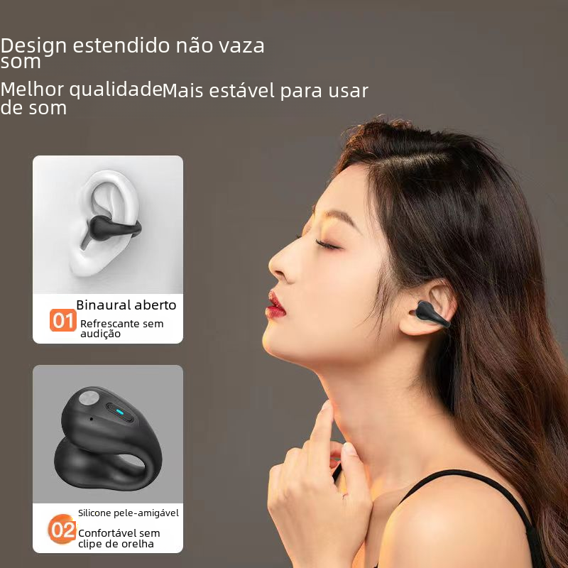 Wireless Bluetooth Bone Conduction Earphones for Sports